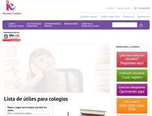 Tablet Screenshot of inversionesescolares.com